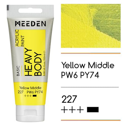 Acrylic Paint Yellow Middle (6.76 Fl Oz)