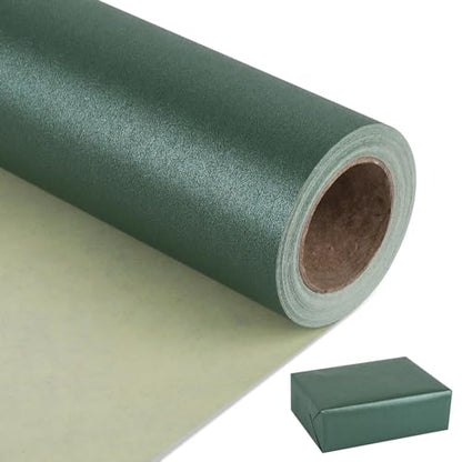 Dark Green Matte Wrapping Paper (46.58 Sq Ft)