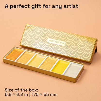 Professional Metallic Watercolor Paint Set for Adults