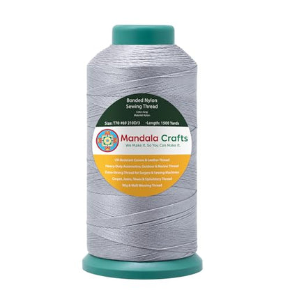 Size 69 210D T70 Gray Bonded Nylon Thread (4500 Foot)