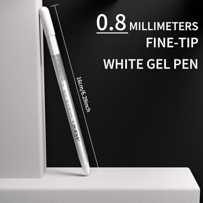 White Gel Pen Set (3 Count)