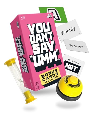 You Can't Say UMM Party Game for Kids and Adults