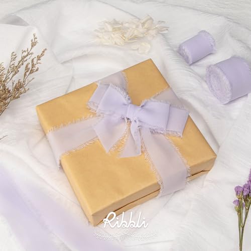 Lilac Purple Chiffon Ribbon 1 (60 Foot)