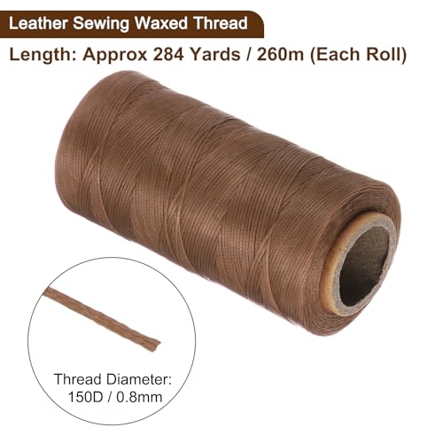 150D 0.8mm Flat Waxed Thread