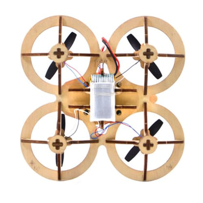 Wooden DIY Quadcopter Drone Kit