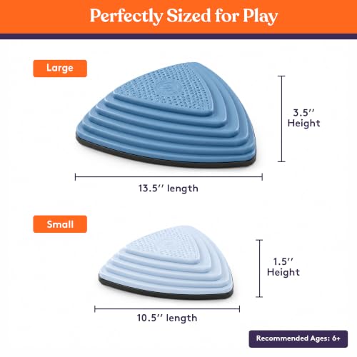 10 Stepping Stones for Kids Indoor and Outdoor Balance Blocks Promote Coordination (10 Count)