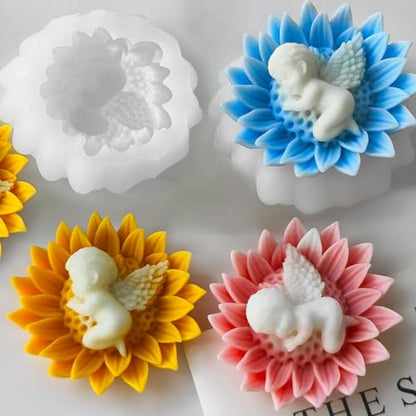 Flower Candle Molds