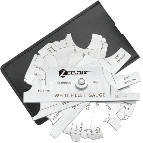 Metal Fillet Weld Gauge Set (7 Count)