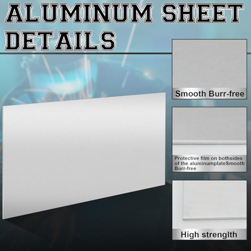 1 Pack 5052 Aluminum Sheet Metal 18" x 24" Aluminum Plate 1