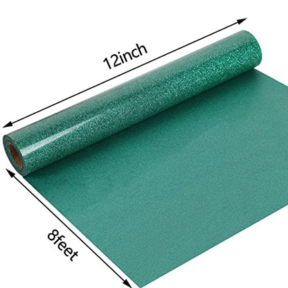 HTV Glitter Green Roll