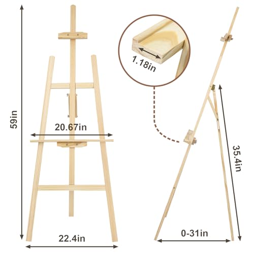 1 Pcs Wooden Easel