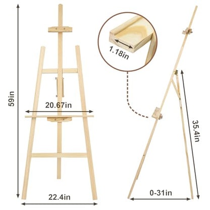 1 Pcs Wooden Easel