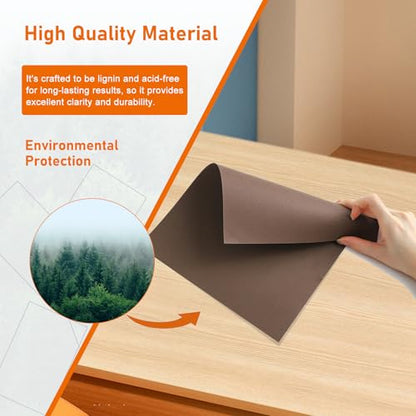 100 Sheets Coffee Color Cardstock 8.5 x 11 Craft Paper 75lb (100 Count)