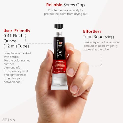 Professional Gouache Paint Set (9.7 Fl Oz)