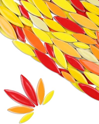 200g Ceramic Petals Bulk Mosaic Tiles for Craft