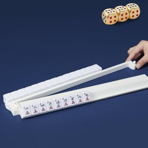 American Mahjong Tile Racks with Pushers (8 Count)