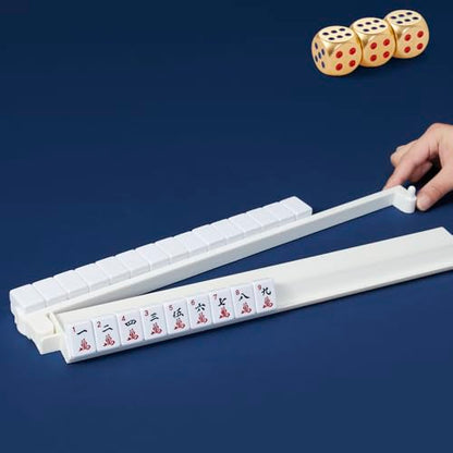 American Mahjong Tile Racks with Pushers (8 Count)