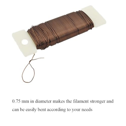 22Gauge Coffee Color Metal Floral Wire (345 Foot)