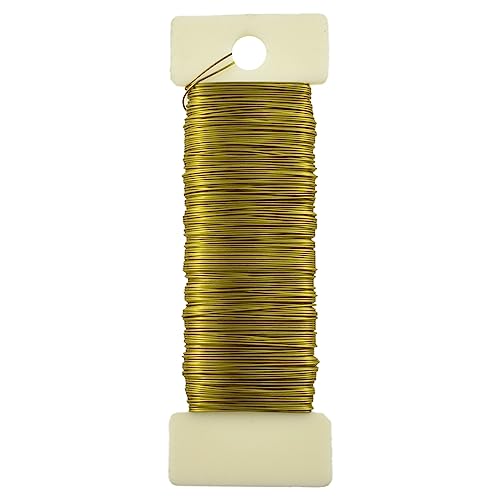 26Gauge Golden Metal Floral Wire