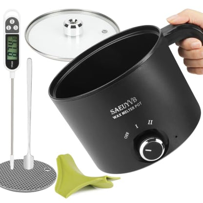 Candle Making Kit with 1.8L Wax Melter Pot