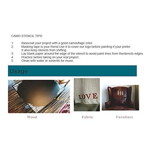 DIY Decorative Stencil Template for Scrapbooking Painting on Wall Furniture Crafts