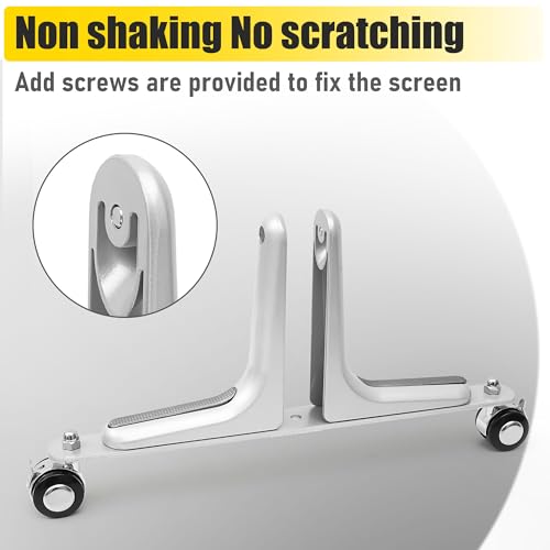 2PCS Room Divider Stabilizer Feet with Stainless Steel Wheels (4 Count)