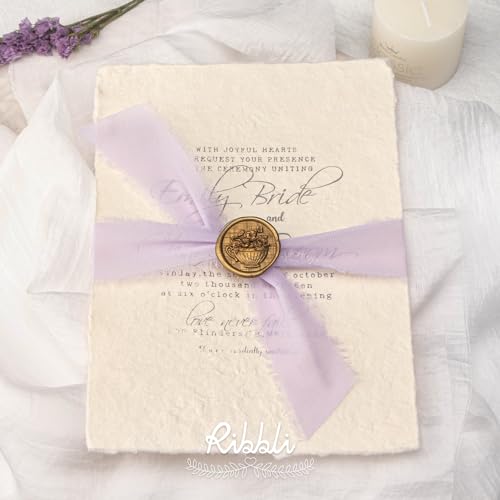 Lavender Chiffon Silk Ribbon (60 Foot)