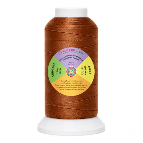 Copper Brown Tex 70 Upholstery Polyester Heavy Duty Thread