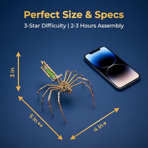 3D Metal Puzzles for Adults Teens (140 Count)