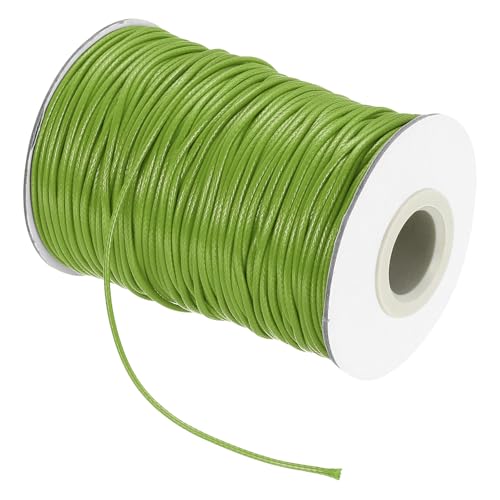 Waxed Cord 1.5mm Waxed Thread 87 Yard Wax String Leather Cord for Bracelet Making