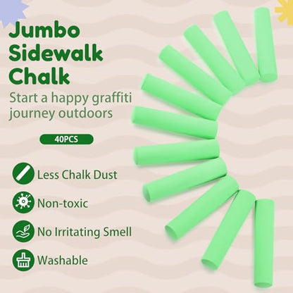 Jumbo Sidewalk Chalk for Kids Outdoor