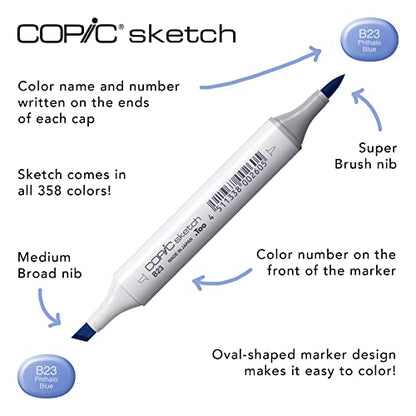 Sketch Fusion #6 Blue 3 (3 Count)