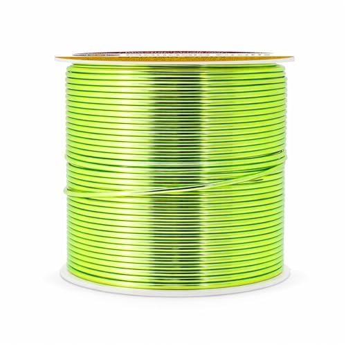 18 Gauge Lime Green Anodized Aluminum Craft Wire