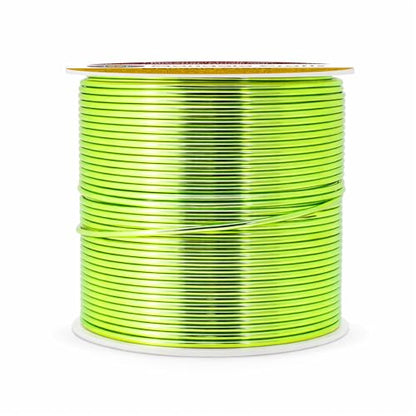18 Gauge Lime Green Anodized Aluminum Craft Wire