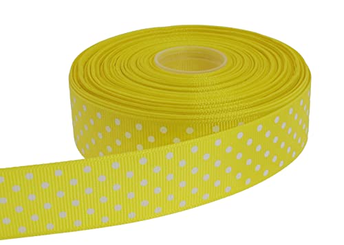 Polka Dot Grosgrain Ribbon 25 Yard Each Roll 100% Polyester