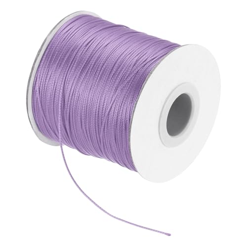 Waxed Cord 0.5mm Waxed Polyester Cord 175 Yard Wax String for Bracelet Making