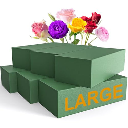 Large 6 Pack Floral Flower Foam Blocks