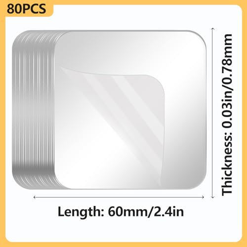 Double Sided Adhesive Mounting Pads (80 Count)