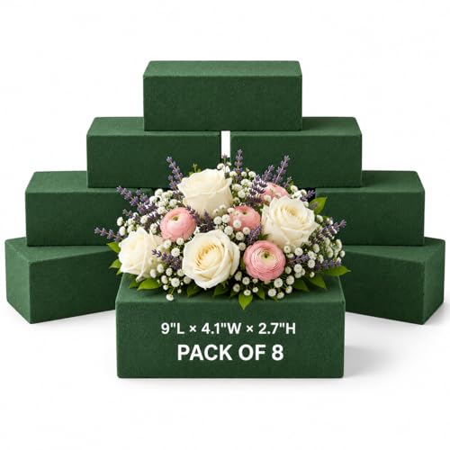 8 PCS Wet Floral Foam Blocks for Fresh Flowers