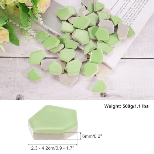 500g 1.1LB Irregular Ceramics Mosaic Tiles