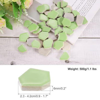 500g 1.1LB Irregular Ceramics Mosaic Tiles
