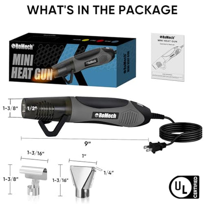 350W Heat Gun with 2 Nozzles