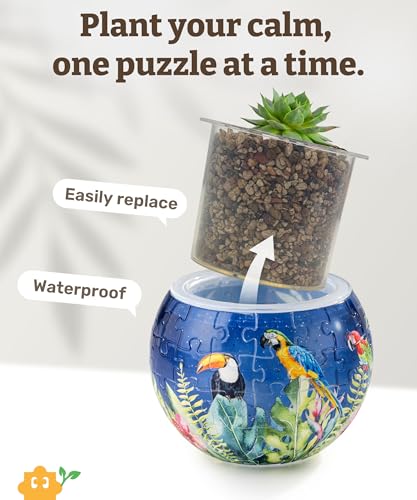3D Puzzle Planter 80 Pieces