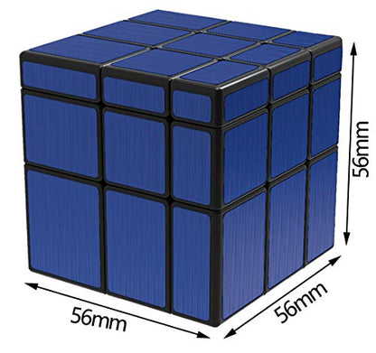 QIYI Mirror Speed Cube 3x3 Magic Cube Puzzle Blue