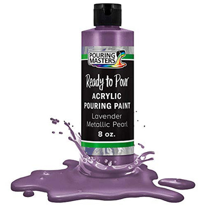 Pouring Masters Lavender Metallic Pearl Ready to Pour Acrylic Pouring Paint (8 Fl Oz)
