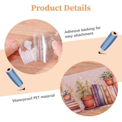 6 Rolls PET Tape Stickers for Journaling (6 Count)