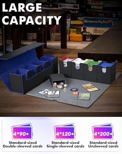 Card Deck Box with Dice Tray for MTG