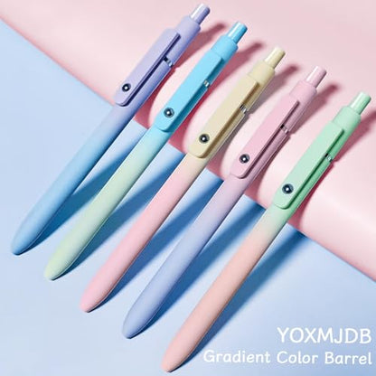 Gel Pens 5 Pcs Medium Point Smooth Writing Pens Cute Pens for Women