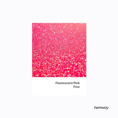 Resin Glitter Fluorescent Pink 100g Fine (3.5274 Ounce)
