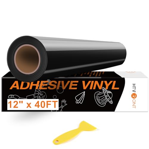 Black Permanent Vinyl (40 Sq Ft)